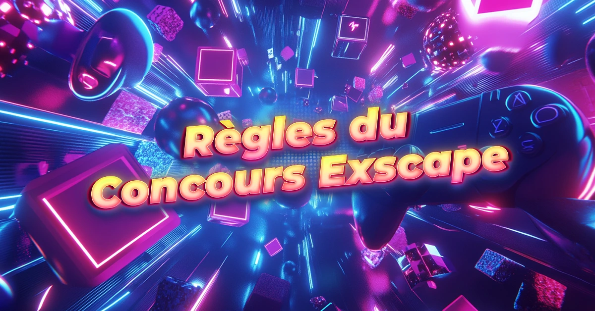 Découvre les règles des jeux Exscape. Participe à des défis hebdomadaires et échange tes points contre des récompenses incroyables.