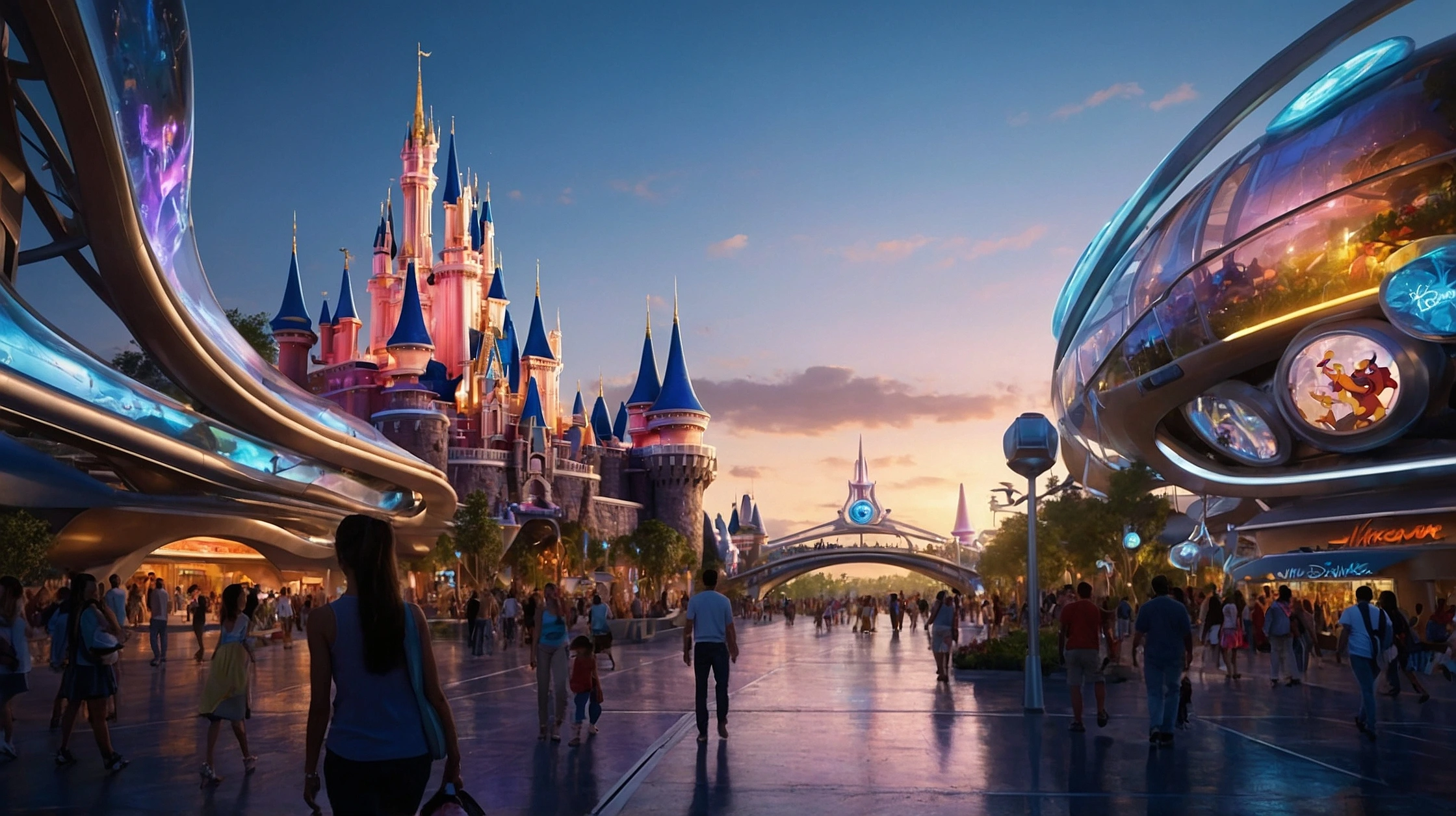 Rendu de Disneyland à Abou Dhabi