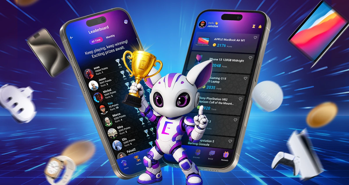 Win iPads, consoles & more in Exscape’s 2025 play-to-win mobile games. Explore worlds, compete, and collect real prizes.