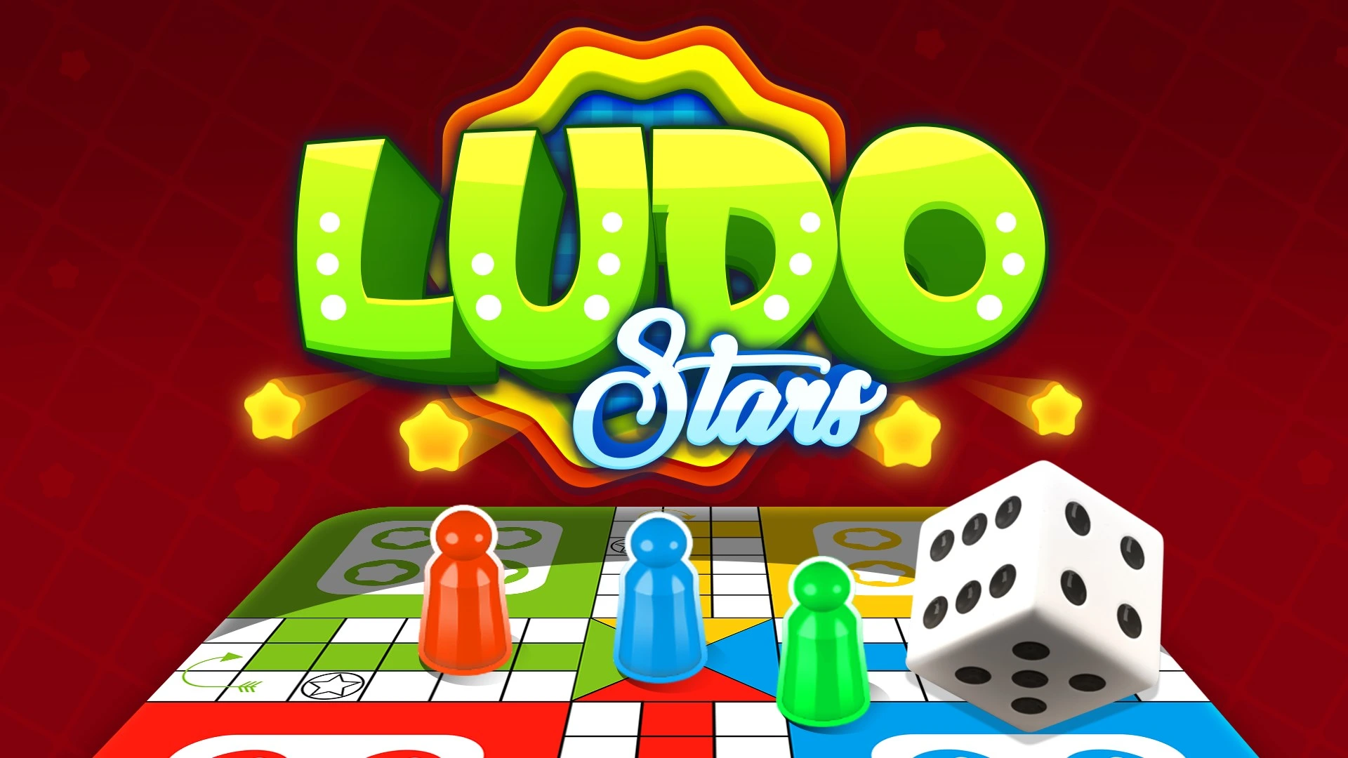 graphic banner of ludo star ludo game
