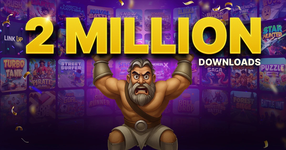 Exscape hits 2 million downloads. We're redefining mobile gaming with instant play, real rewards, and a global community.
